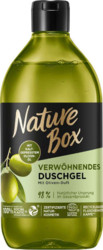 Nature Box pečující sprchový gel s exotickou vůní oliv 385 ml