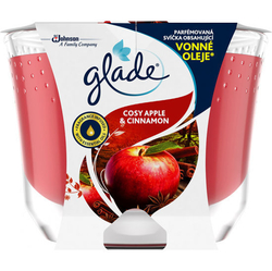 Glade by Brise vonná svíčka ve skle Cosy Apple & Cinnamon 224 g