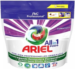 Ariel Professional gelové kapsle All-in-One Color 55 Praní