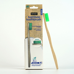 Sence Zubní kartáček Bamboo Medium 3 ks