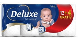 Deluxe Toaletní papír 3vrstvý 16rolí