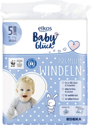 Elkos Premium dětské pleny 5+ JUNIOR 11-16 kg 36 ks