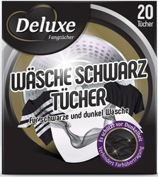 Deluxe Wasche Schwarz Tucher ubrousky proti zabarvení černého prádla 20ks