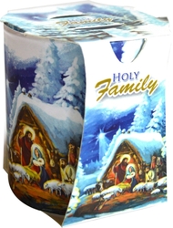 Admit Svíčka ve skle Verona Christmas Holy Family 90g