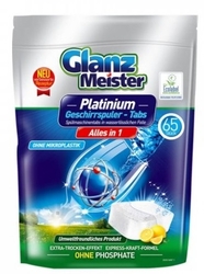 Glanz Meister Platinium tablety do myčky Alles in 1 Lemon 65 ks