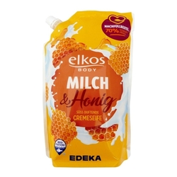 Elkos tekuté mýdlo mléko a med náhradní náplň 750 ml