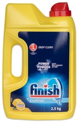Finish Classic prášek do myčky nádobí Lemon Sparkle 2,5 kg