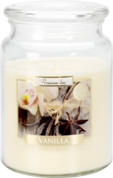 Bispol Vanilla svíčka ve skleněné dóze 500g