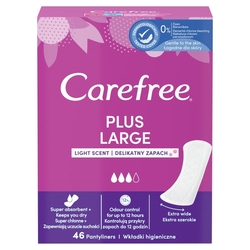 Carefree Plus Large slipové vložky se svěží vůní 46 ks