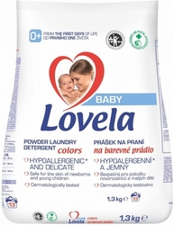 Lovela Baby prášek na praní barevného prádlo 1,3 kg 13 Praní