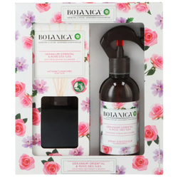 Airwick Botanica Pelargonie a růže (aroma difuzér 80 ml + osvěžovač vzduchu 236 ml)