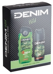 Denim Wild deospray 150 ml + sprchový gel 250 ml dárková sada
