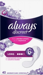 Always Discreet Long inkontinenční slipové intimní vložky 40 ks