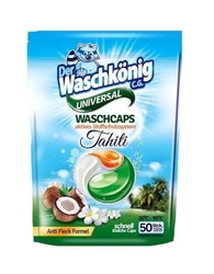 Der WaschKönig TRIOCAPS Tahiti Universal kapsle na praní 50 ks