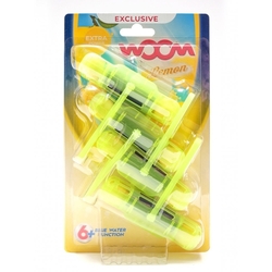 wOOm WC závěska 4x50g Barvící Lemon