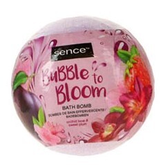 Sence koupelová bomba Bubble To Bloom - Orchid love & sweet plum 120 g