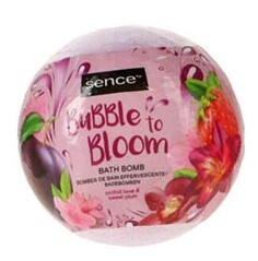 Sence koupelová bomba Bubble To Bloom - Orchid love & Sweet plum 120 g