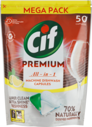 Cif Premium All in 1 Tablety do myčky Lemon 50 ks