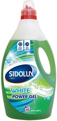 Sidolux Power White prací gel na bílé prádlo 1,92 l 48 Praní