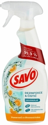 Savo univerzální dezinfekční sprej bez chloru Pomeranč & Citrónová tráva 700 ml