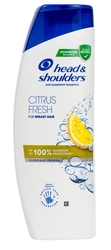 Head & Shoulders šampon pro mastné vlasy Fresh Citrus 400 ml