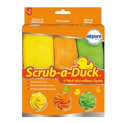 Airpure Scrub a Duck sada 3x Microfibre hadřík 30cmx29cm