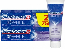 Blend-a-med pasta 3D White Classic Fresh 2x75ml