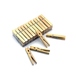 Kolíčky na prádlo dřevěné 24ks