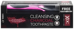 XOC Oral Care Cleansing Charcoal Zubní pasta 100 ml + zubní kartáček dárková sada