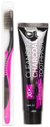 XOC Oral Care Cleansing Charcoal Zubní pasta 100 ml + zubní kartáček dárková sada