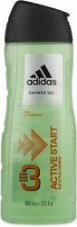 Adidas Men Active Start 3v1 sprchový gel 400 ml