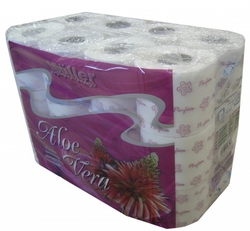 MÜLLER Toaletní papír 3-vrstvý 24 rolí - Aloe Vera