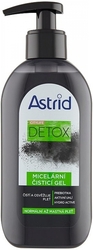 Astrid Detox Micelární čisticí gel pro normální až mastnou pleť 200 ml