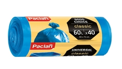 Paclan pytle na odpadky CLASSIC 60l - 40ks 7,4µ