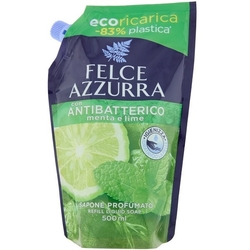 Felce Azzurra con Antibatterico Menta e Lime tekuté mýdlo náhradní náplň 500 ml