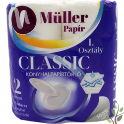 MÜLLER Classic Papírové kuchyňské utěrky 2-vrstvé/2 role