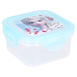 Dóza na potraviny FROZEN ELSA modrá čtverec 290ml