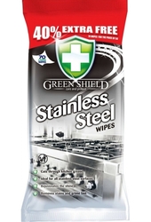 Green Shield Stainless vlhčené ubrousky na nerezové plochy 70 ks