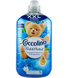 Coccolino Fresh & Protect Campanula Selvatica & Bergamotto koncentrovaná aviváž 1750 ml 76 Praní