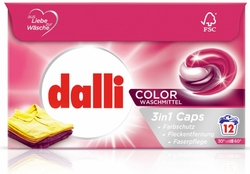 Dalli color 3v1 Kapsle na praní 12ks