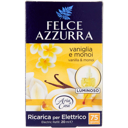 Felce Azzurra Aria di Casa náhradní náplň Vaniglia e Monoi, bytový parfém 20 ml