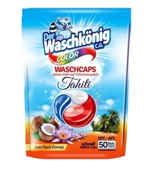 Der WaschKönig TRIOCAPS Tahiti Color kapsle na praní 50 ks
