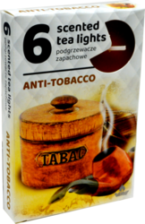 Admit čajová svíčka Anti Tobacco 6 ks