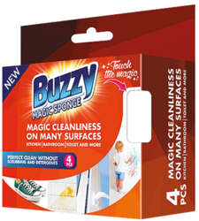 BUZZY Magická Nano Houbička 4 ks