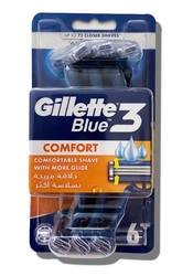 Gillette Blue3 COMFORT pohotová holítka 6 ks