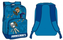Batoh MINECRAFT modrý 35x25x12cm
