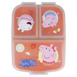 Svačinový box PEPPA PIG 3 přihrádky