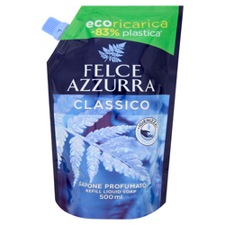 Felce Azzurra Sapone Liquido Classico tekuté mýdlo náhradní náplň 500 ml