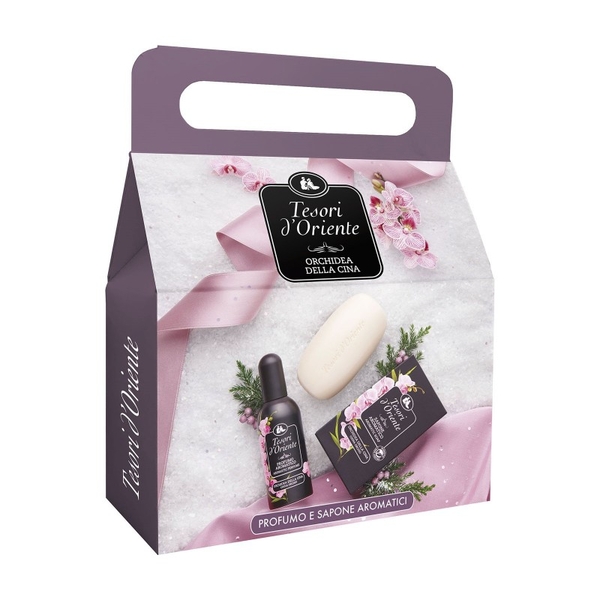 Tesori d’Oriente Orchidea (parfémovaná voda 100 ml + tuhé mýdlo 150 g)