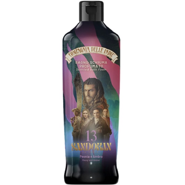 Compagnia delle Indie Sandokan Peonia e Ambra 13 parfémovaná pěna do koupele 500 ml - kopie